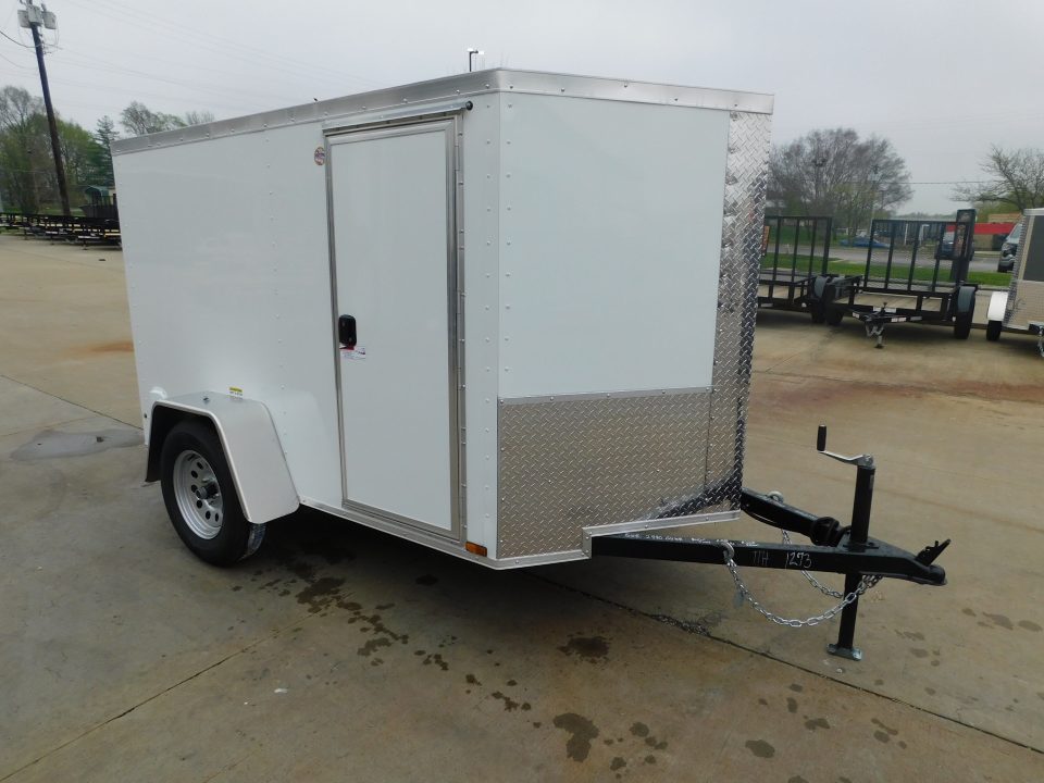 New 2026 Arising 5X8 2990 GVWR Ramp Door Cargo / Enclosed Trailer