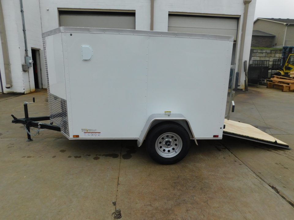 New 2026 Arising 5X8 2990 GVWR Ramp Door Cargo / Enclosed Trailer