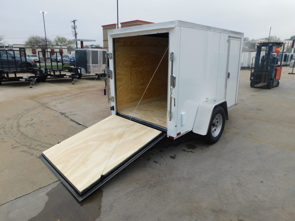 New 2026 Arising 5X8 2990 GVWR Ramp Door Cargo / Enclosed Trailer