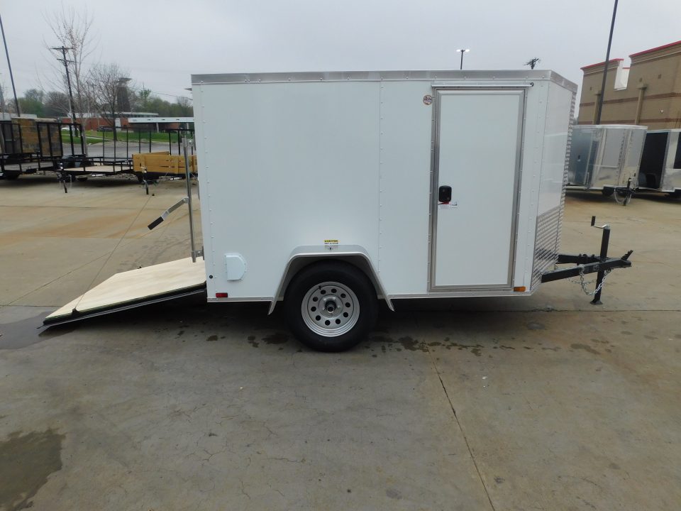 New 2026 Arising 5X8 2990 GVWR Ramp Door Cargo / Enclosed Trailer