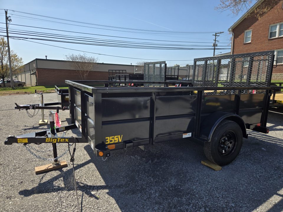 New 6'5" x 10 Big Tex Vanguard 35SV Steel High Side Utility 3kTrailer, 3K GVWR **Spring Assist Gate, Spare Mount
