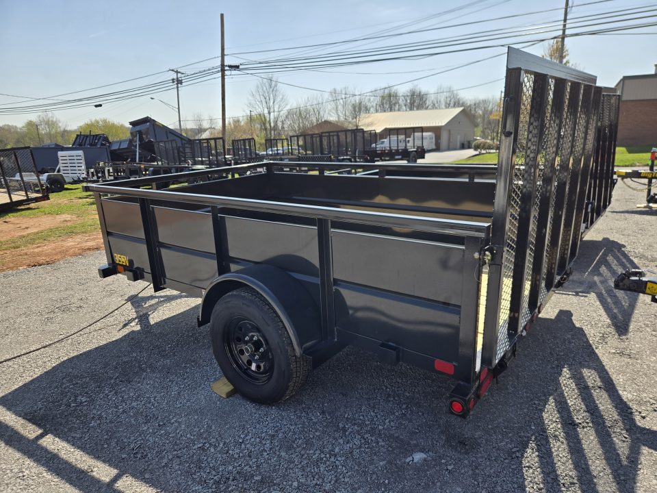 New 6'5" x 10 Big Tex Vanguard 35SV Steel High Side Utility 3kTrailer, 3K GVWR **Spring Assist Gate, Spare Mount