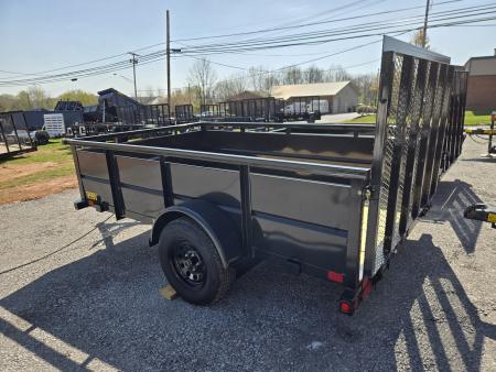 New 6'5" x 10 Big Tex Vanguard 35SV Steel High Side Utility 3kTrailer, 3K GVWR **Spring Assist Gate, Spare Mount