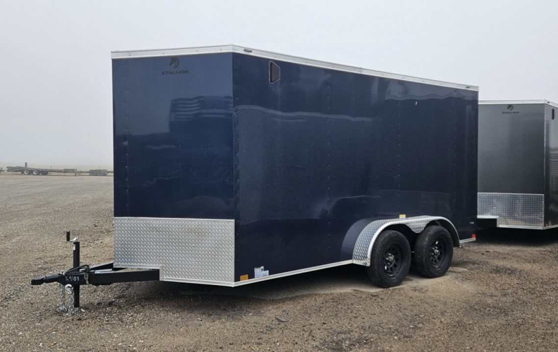 New 2025 STALLION MANUFACTURING LLC 7' x 14' Cargo / Enclosed Trailer