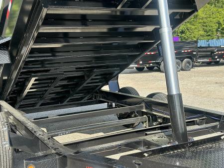 New 2026 PJ Trailers 83" x 14' Low-Pro Telescopic (DT1) 15.4K GVWR Dump Trailer