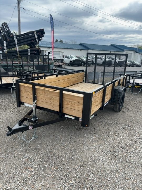 New 2026 Sure-Trac 6 x 12 Tube Top Three Board Utility Trailer