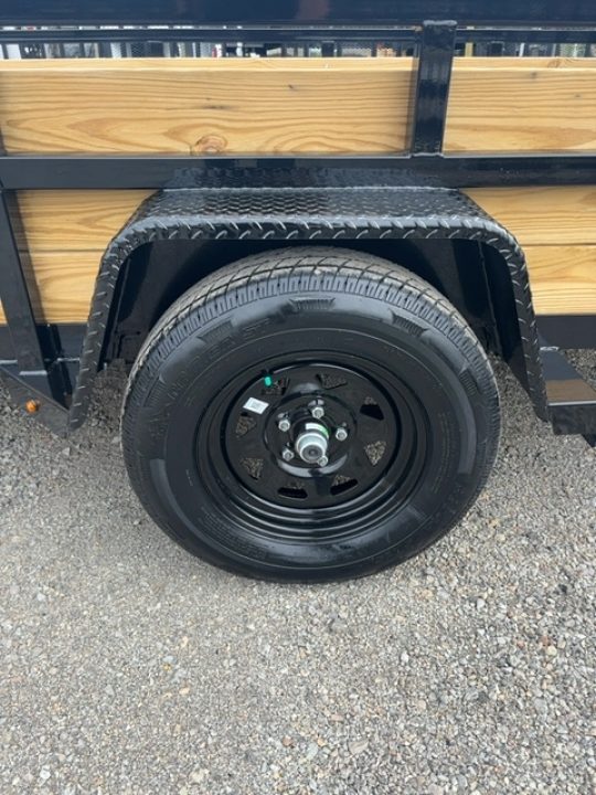 New 2026 Sure-Trac 6 x 12 Tube Top Three Board Utility Trailer