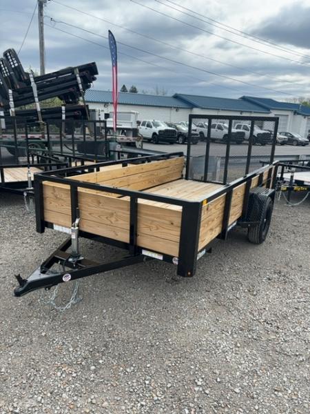 New 2026 Sure-Trac 6 x 12 Tube Top Three Board Utility Trailer