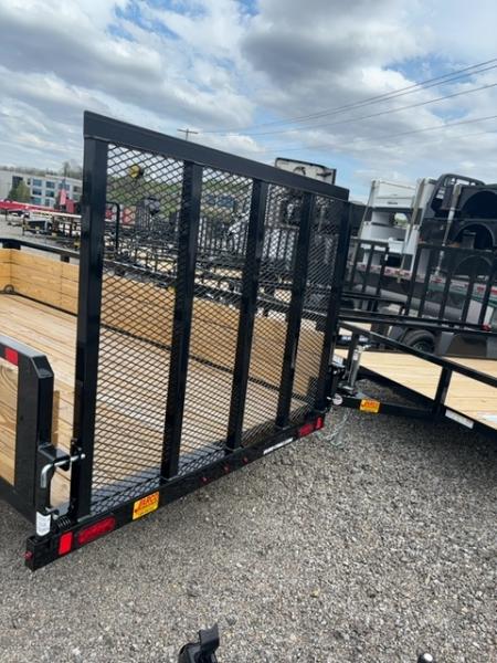 New 2026 Sure-Trac 6 x 12 Tube Top Three Board Utility Trailer