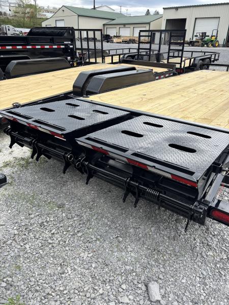 New 2026 Sure-Trac 7 x 20 (17+3) Universal Ramp Equipment Trailer