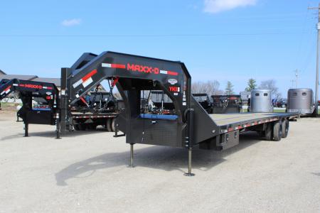 New 2026 MAXX-D YHX 36' Gooseneck Hydraulic Dovetail Trailer