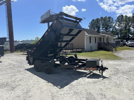New 2026 Down 2 Earth 6x12 Dump Trailer with #4170 Payload, Tandem #3500 Axles
