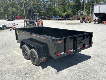 New 2026 Down 2 Earth 6x12 Dump Trailer with #4170 Payload, Tandem #3500 Axles