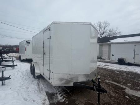 New 2026 7 x 14 Cross Enclosed Trailer with 6ft 6in interior Ramp Door