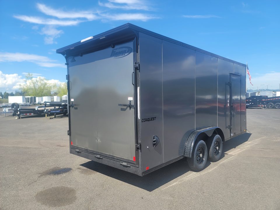 New 2026 Formula "Conquest" 7.5x18 Enclosed Trailer 7K GVWR