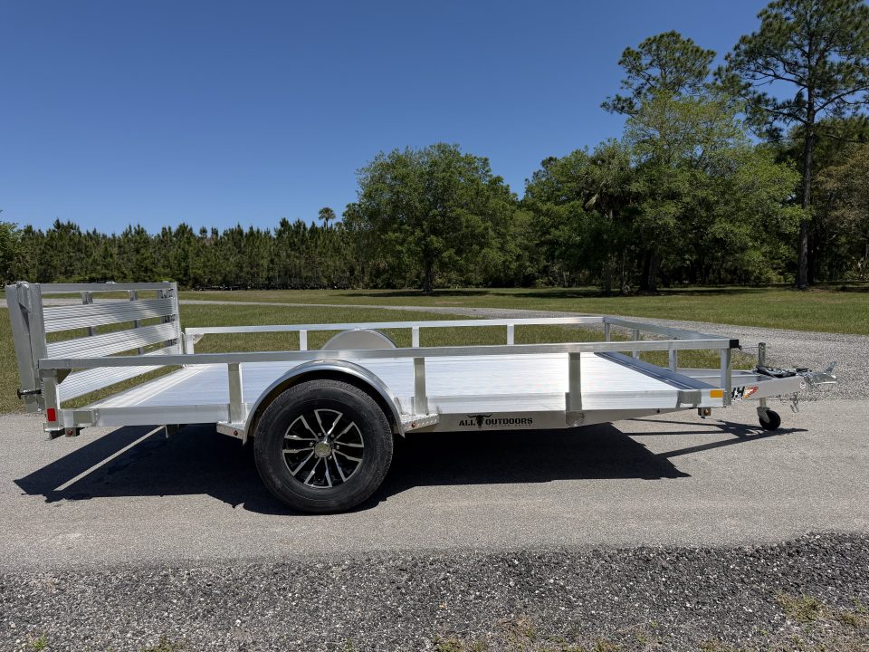 New 2026 H&H Trailers 5K 82X12 Aluminum Utility Trailer