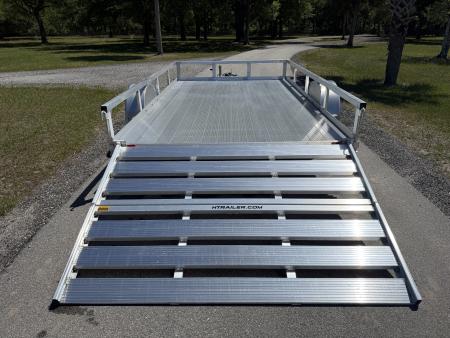 New 2026 H&H Trailers 5K 82X12 Aluminum Utility Trailer
