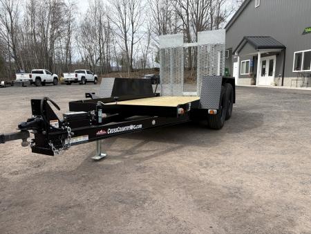New 2026 Cross Country Manufacturing 5x10 8K Scissor Lift Equipment Trailer