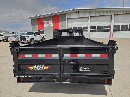 New 2026 H&H Trailers 83x16 Industrial Gooseneck 16K Dump Trailer