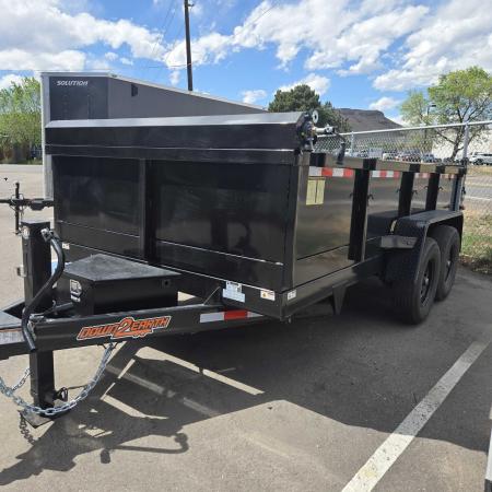 New 2026 Down 2 Earth Trailers DTE714DT7B Dump Trailer