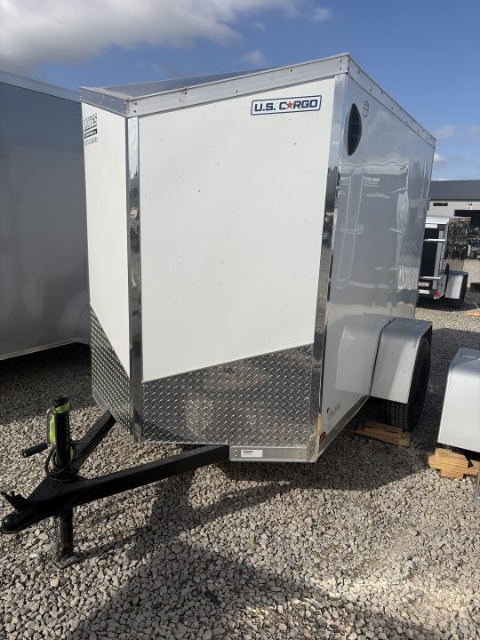 New 2026 US CARGO ENCLOSED ULAFT58SA 5X8 SA RAMP DOOR (GVW:2990) WHITE