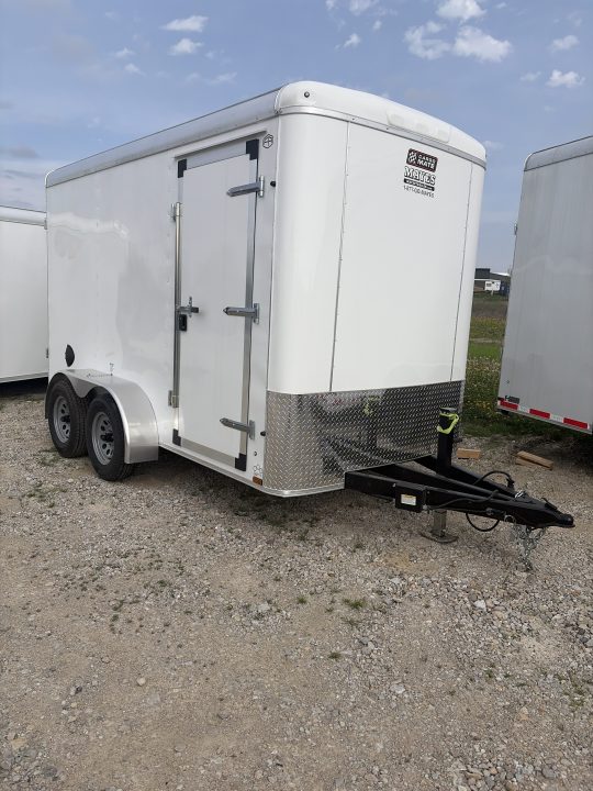 New 2026 CARGO MATE ENCLOSED EHW612TA2-24 6X12 TA RAMP DOOR (GVW:7000) WHITE