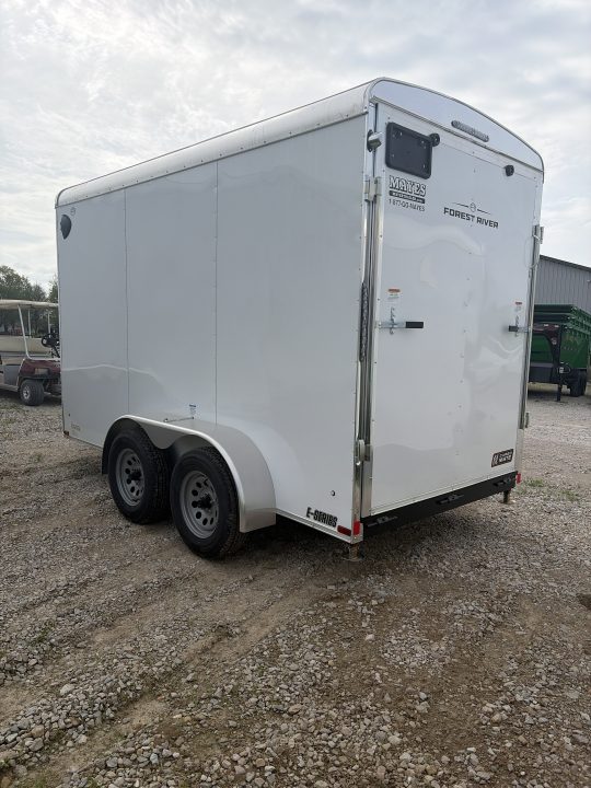 New 2026 CARGO MATE ENCLOSED EHW612TA2-24 6X12 TA RAMP DOOR (GVW:7000) WHITE