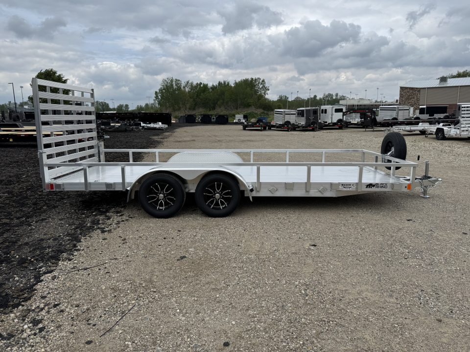 New 2026 Black Rhino LST718A Utility Trailer