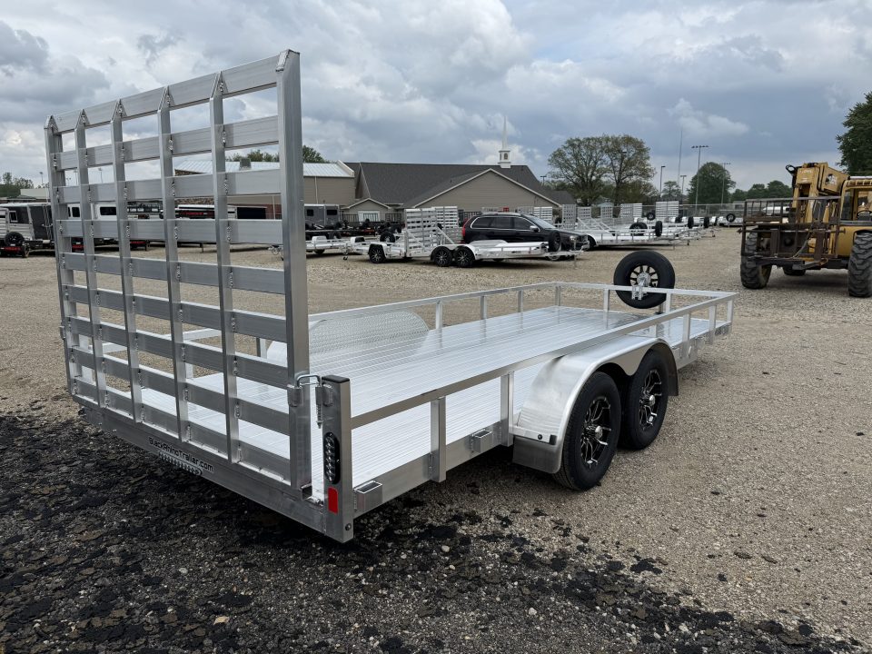 New 2026 Black Rhino LST718A Utility Trailer