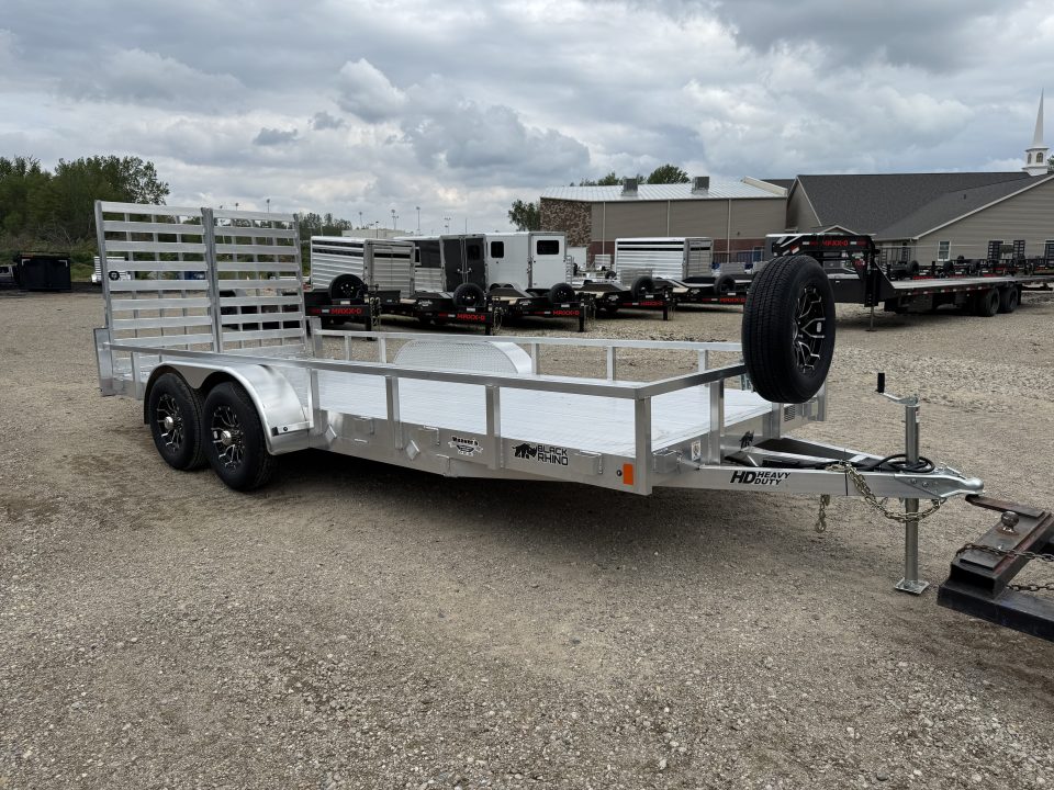 New 2026 Black Rhino LST718A-10 Utility Trailer