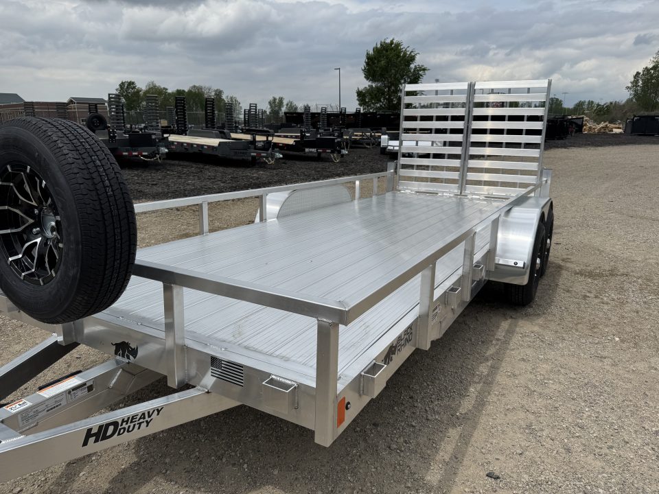 New 2026 Black Rhino LST718A-10 Utility Trailer