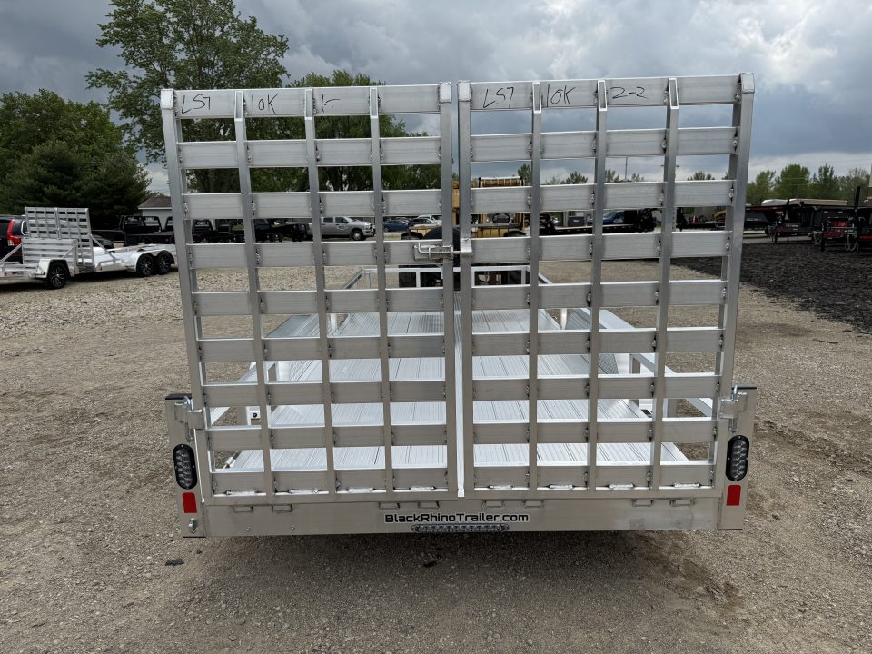 New 2026 Black Rhino LST718A-10 Utility Trailer