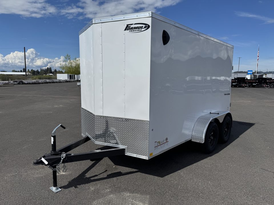 New 2026 Formula Traverse 6x12 Enclosed Trailer 7K GVWR