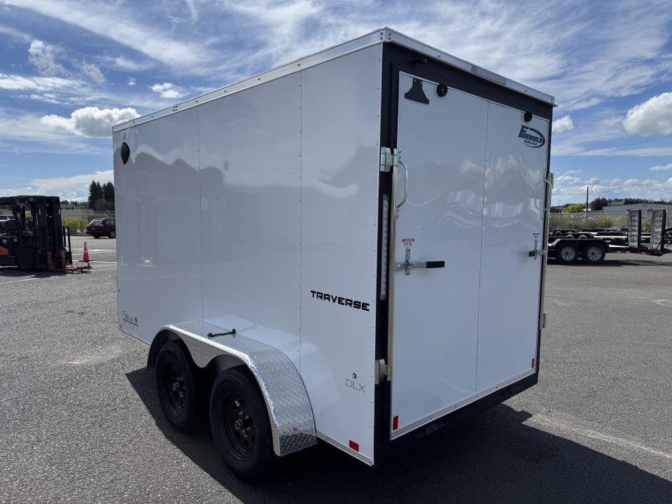New 2026 Formula Traverse 6x12 Enclosed Trailer 7K GVWR