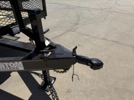 New 2026 MP CUSTOMS 16 X 83 TANDEM AXLE PIPE TOP 10K LANDSCAPE TRAILER W/ 2' SIDES