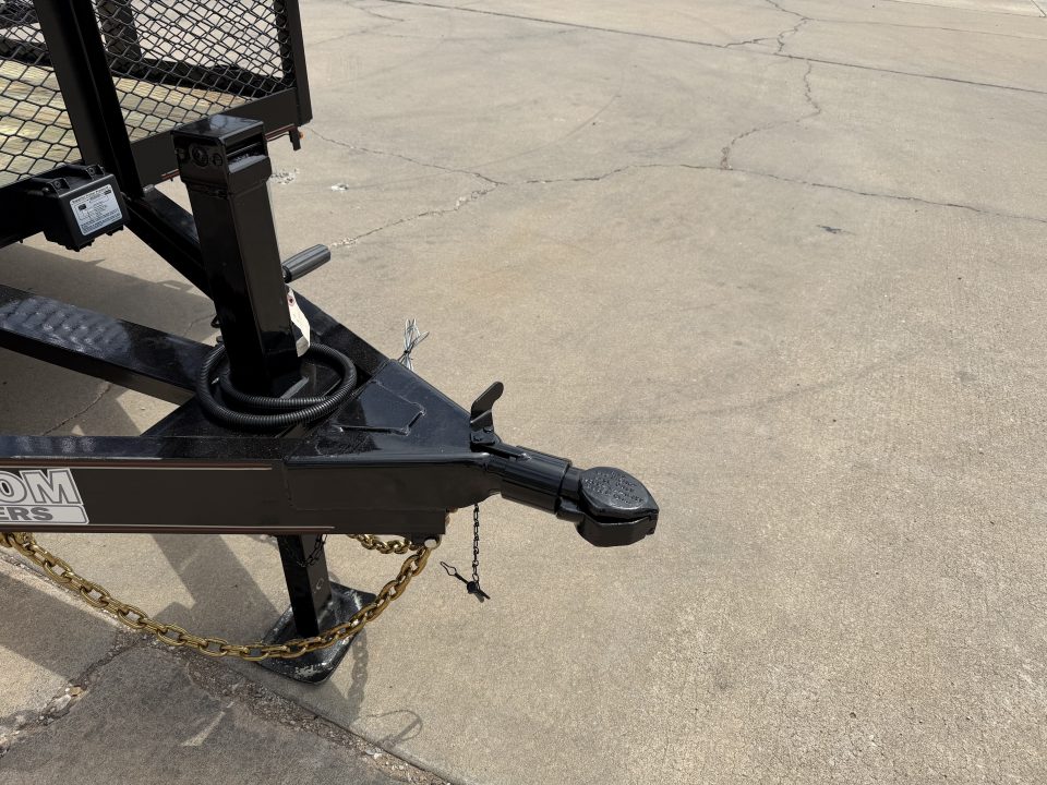 New #144209 2026 MP CUSTOMS 18 X 83 TANDEM AXLE PIPE TOP 10K LANDSCAPE TRAILER W/ 2' SIDES