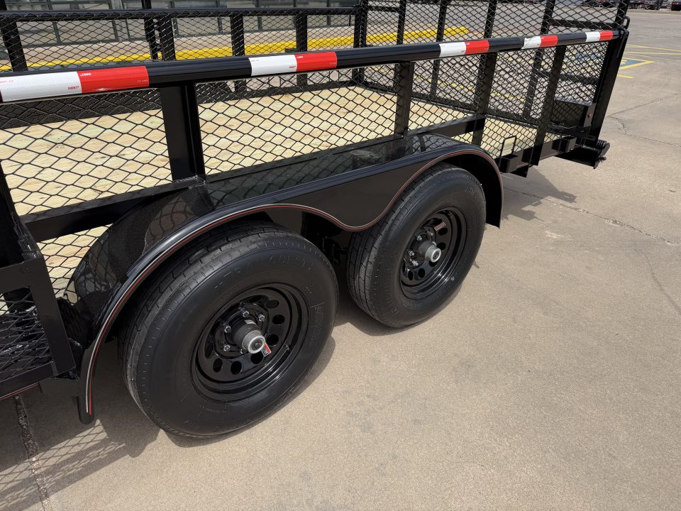 New #144209 2026 MP CUSTOMS 18 X 83 TANDEM AXLE PIPE TOP 10K LANDSCAPE TRAILER W/ 2' SIDES