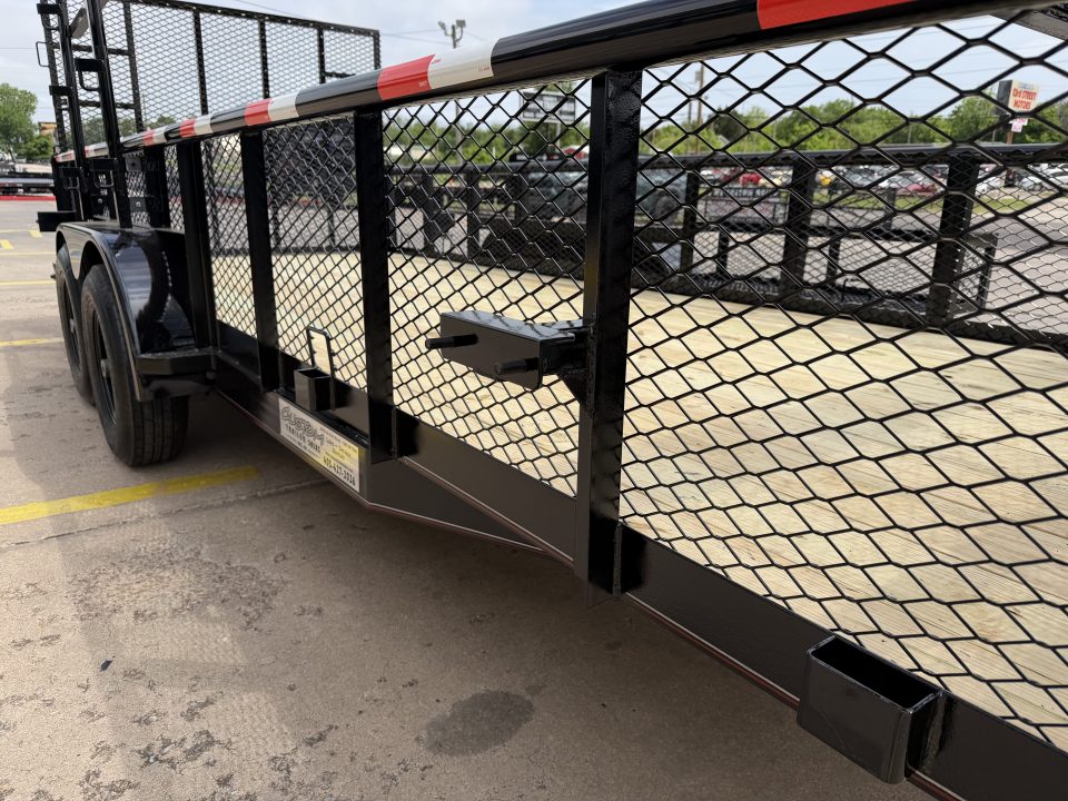 New #144209 2026 MP CUSTOMS 18 X 83 TANDEM AXLE PIPE TOP 10K LANDSCAPE TRAILER W/ 2' SIDES