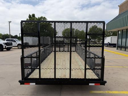 New #144209 2026 MP CUSTOMS 18 X 83 TANDEM AXLE PIPE TOP 10K LANDSCAPE TRAILER W/ 2' SIDES
