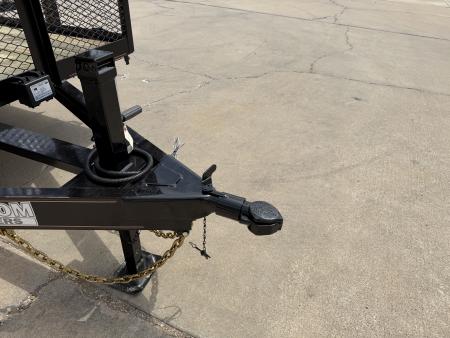 New #144209 2026 MP CUSTOMS 18 X 83 TANDEM AXLE PIPE TOP 10K LANDSCAPE TRAILER W/ 2' SIDES