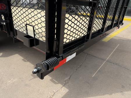 New #144209 2026 MP CUSTOMS 18 X 83 TANDEM AXLE PIPE TOP 10K LANDSCAPE TRAILER W/ 2' SIDES