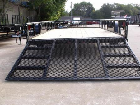 New Utility Trailer 83  x 16    Pipe Rail Top  Rear  LAY-N-TAIL GATE  Brakes 7000 GVWR