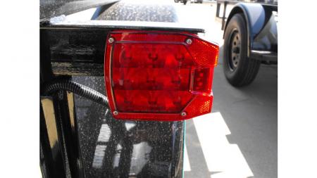 New Utility Trailer 77" X 14 Tube Top Rear LAY-N-TAIL GATE Brakes