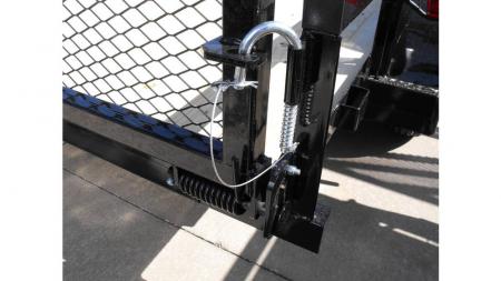 New Utility Trailer 77" X 14 Tube Top Rear LAY-N-TAIL GATE Brakes