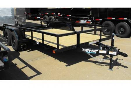 New Utility Trailer 77" X 14 Tube Top Rear LAY-N-TAIL GATE Brakes