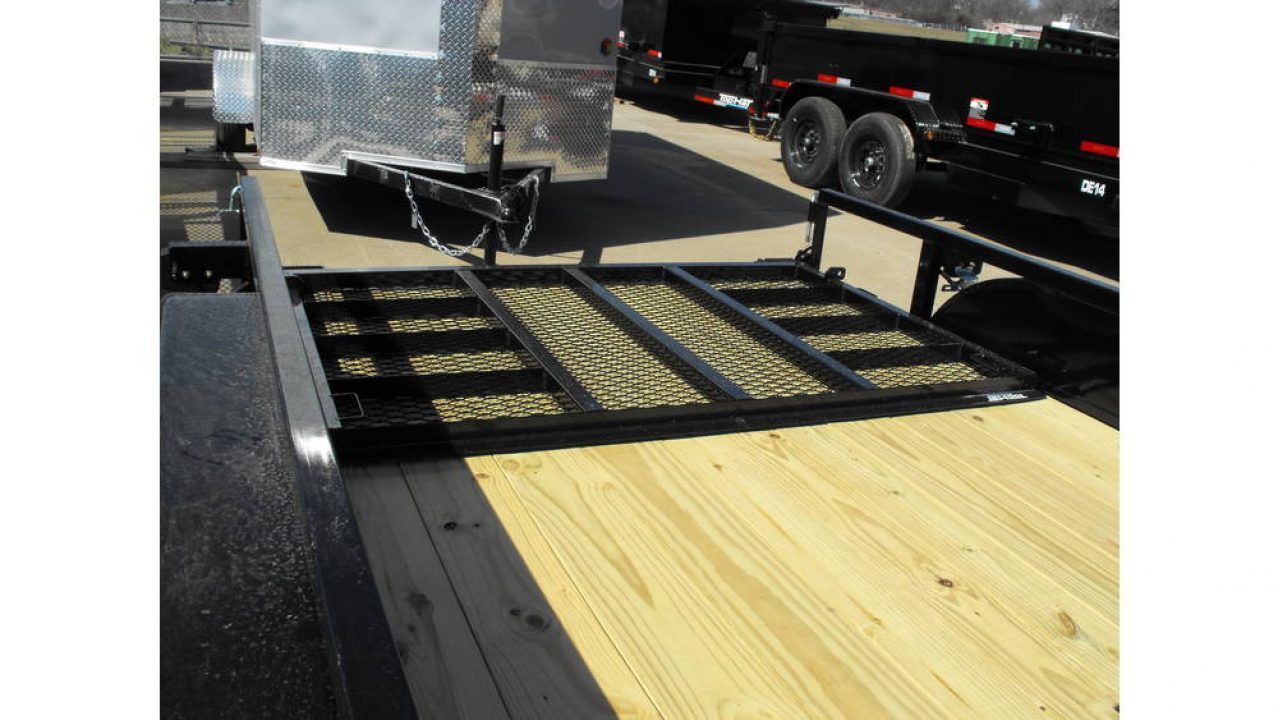 New Utility Trailer 77" X 14 Tube Top Rear LAY-N-TAIL GATE Brakes