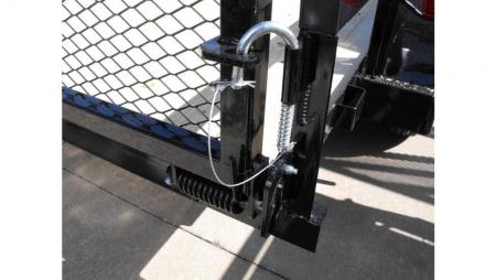 New Utility Trailer 77" X 14 Tube Top Rear LAY-N-TAIL GATE Brakes