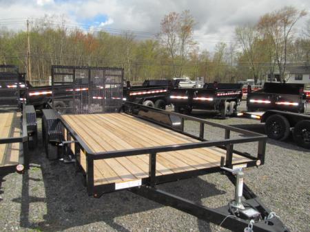 New Sure Trac 7 X 18 7K Tube Top Utility Trailer