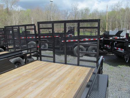New Sure Trac 7 X 18 7K Tube Top Utility Trailer