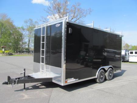 New ITI Cargo 8.5 X 16 10K w/ Walk on Roof and Ladder Racks Enclosed Trailer